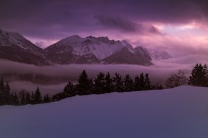 Winter Scene in Austria